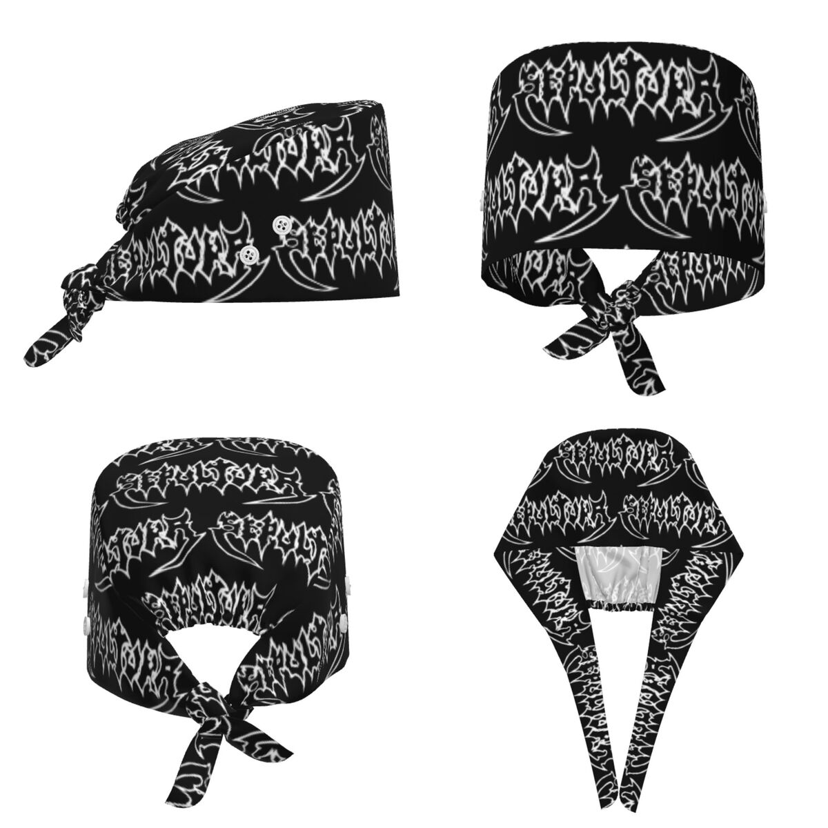 Men Accessories H&M - Sepultura Slayer Death Metal Scrub Hat