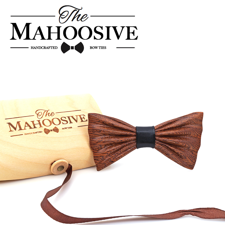 Men'S Accessories On Sale - Mens Wooden Bow Tie Designers Fashion