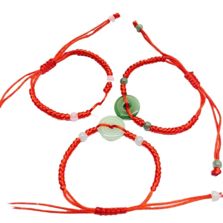 Quality Men'S Accessories - Real Jade Donut Bracelet Agate Chalcedony