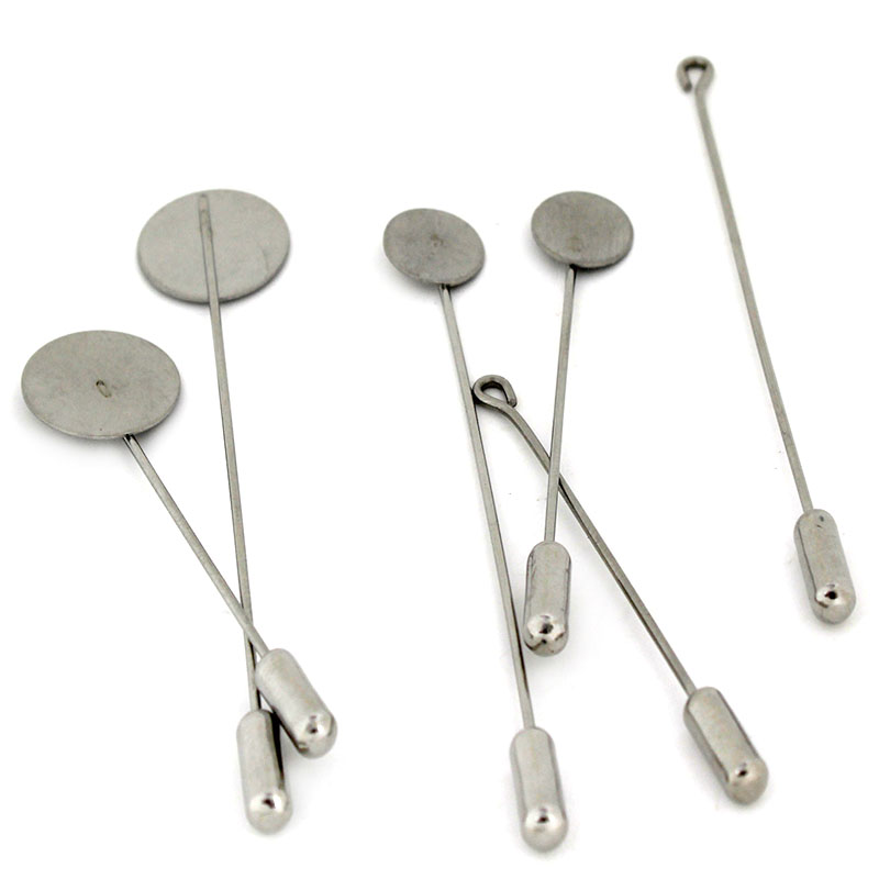 10pcs/Lot 10 15mm Stainless St - Men Accessories Wholesale recension och pris