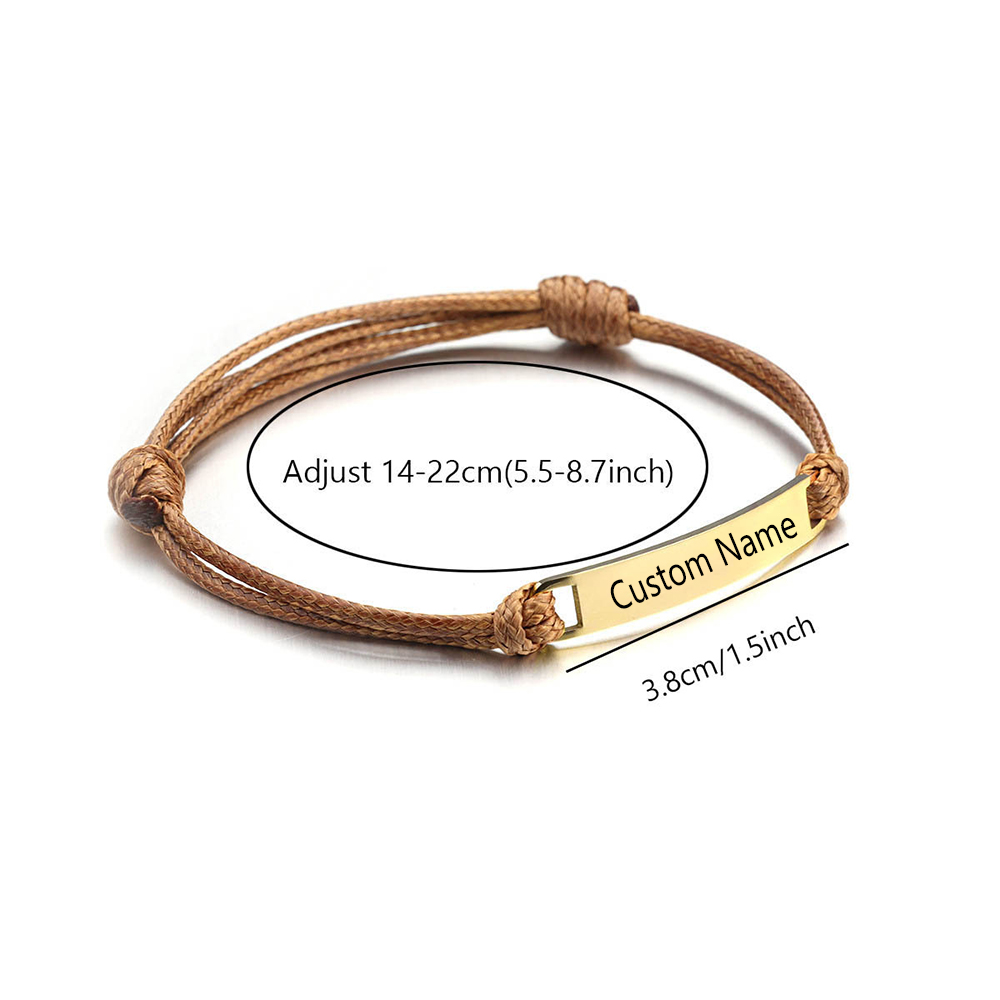 Custom Letter Name Bracelet Ha - Men'S Accessories Jewelry Bracelet recension och pris