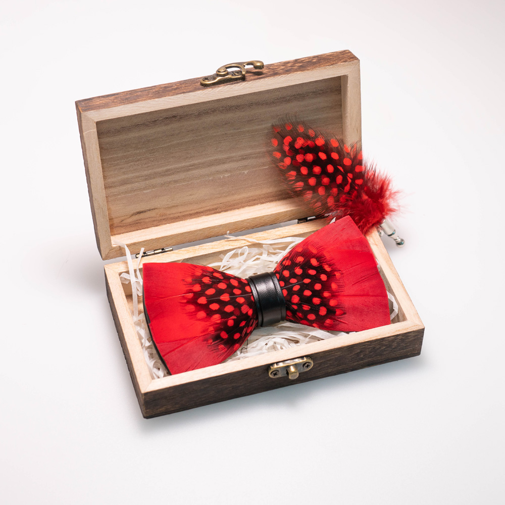 EASTEPIC Handmade Feather Bow  - Men'S Accessories On Sale recension och pris