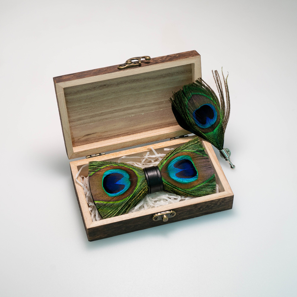 EASTEPIC Handmade Feather Bow  - Men'S Accessories On Sale recension och pris