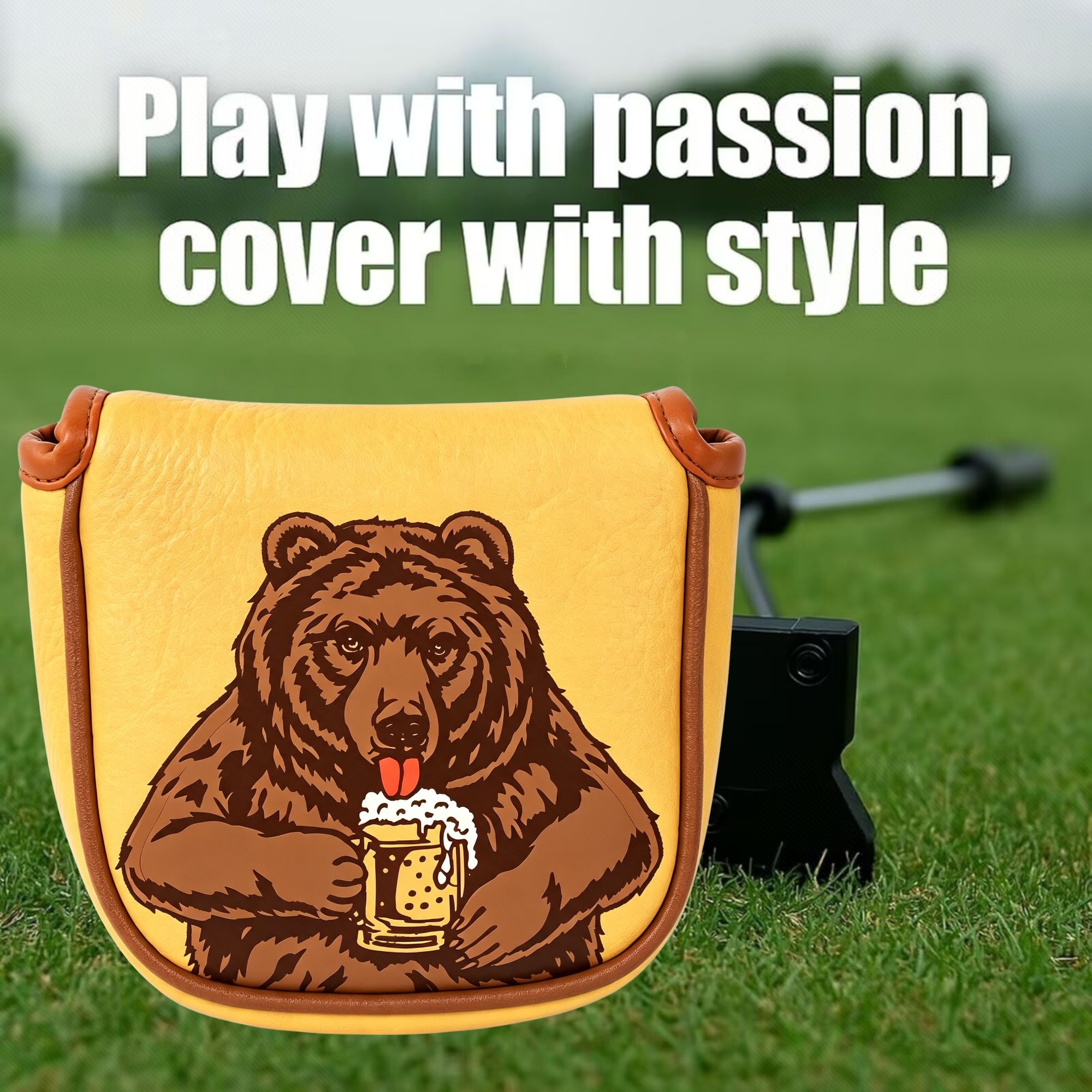 Skull Embroidered Golf Mallet  - Men Accessories Usa recension och pris