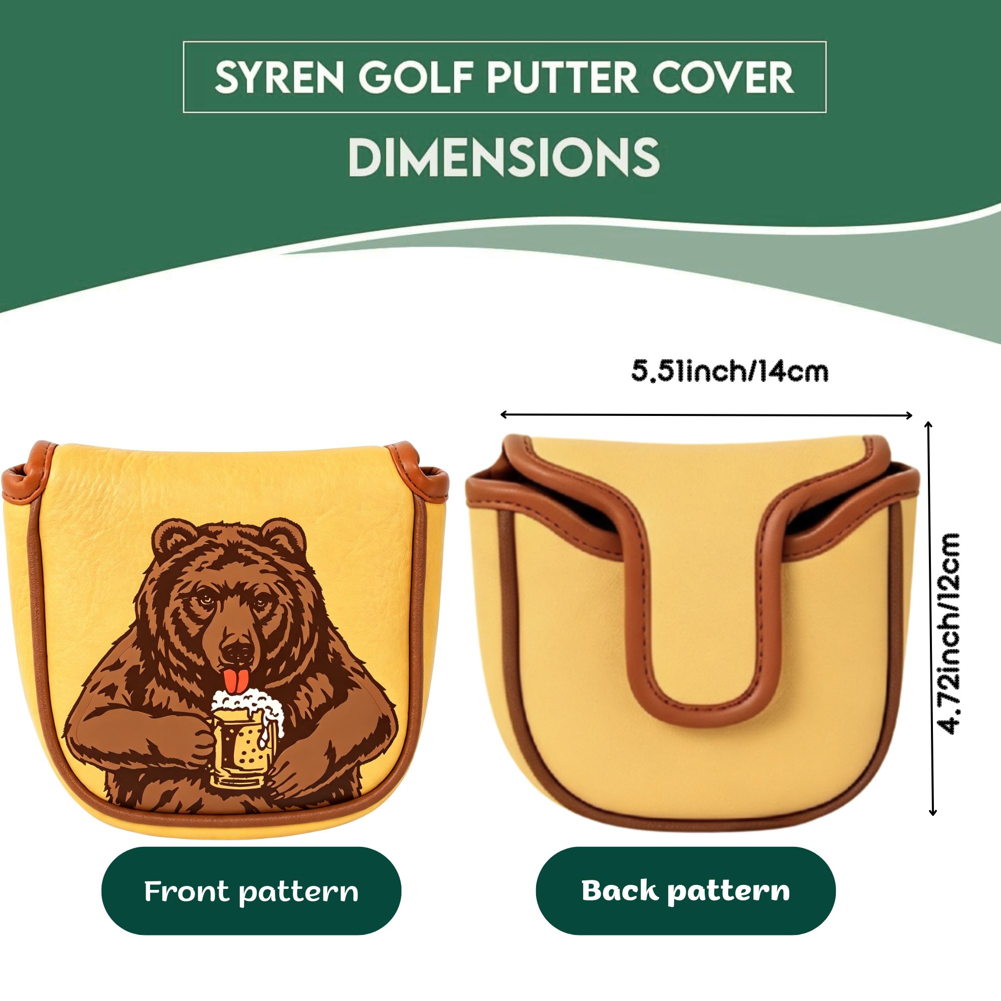 Skull Embroidered Golf Mallet  - Men Accessories Usa recension och pris