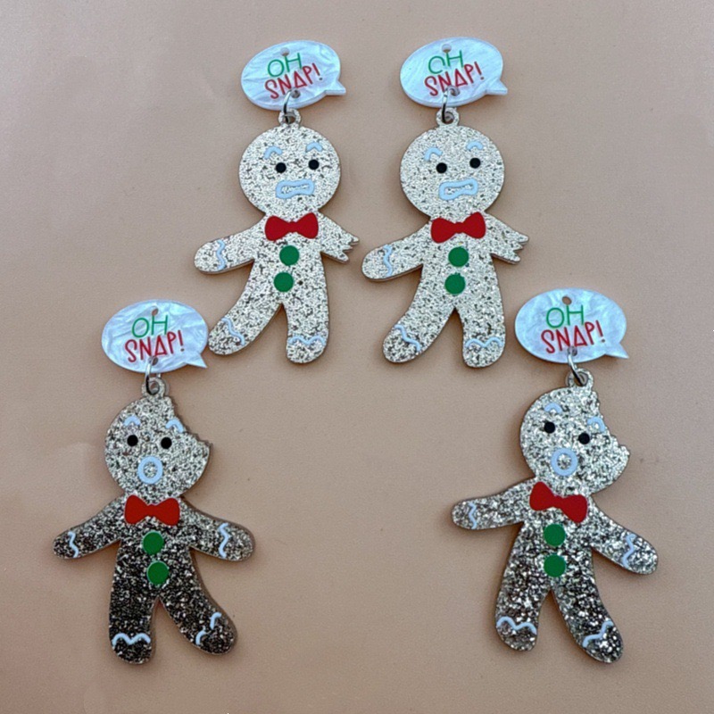 10pcs Cute Christmas Gingerbre - Men Accessories Usa recension och pris
