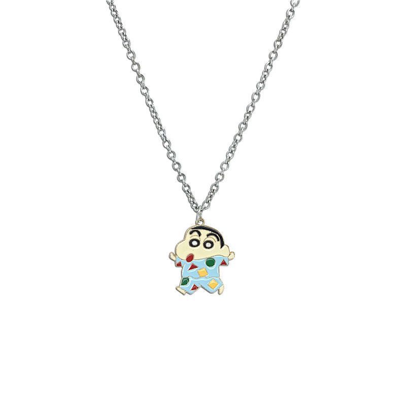 Crayon Shin-chan cartoon neckl - Men Accessories For Birthday Gift recension och pris