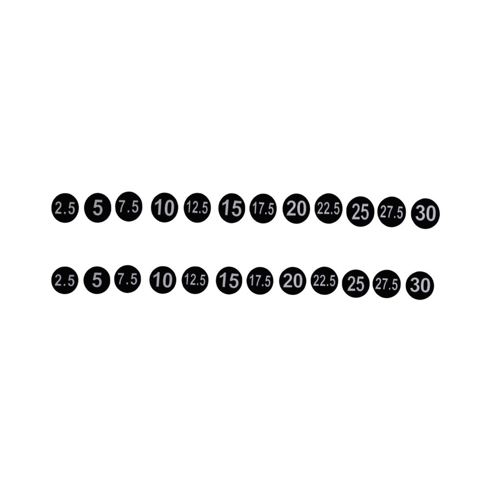 Weight Rack Label Stickers 5kg - Men Accessories Usa recension och pris