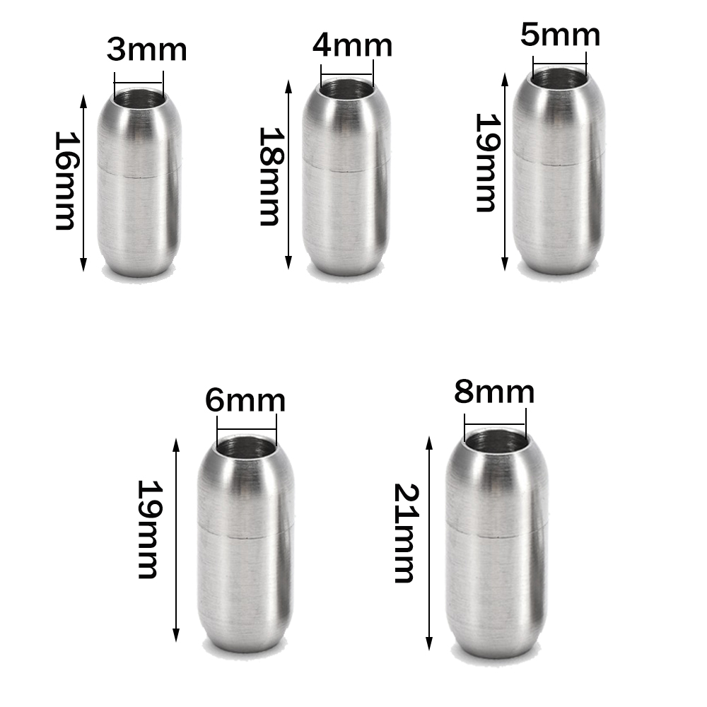 2pcs Stainless Steel Magnetic  - Men Accessories H&M recension och pris