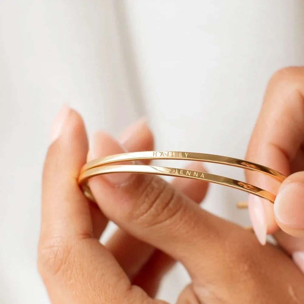 Couple Engrave Name Text Custo - Men'S Accessories Jewelry Bracelet recension och pris