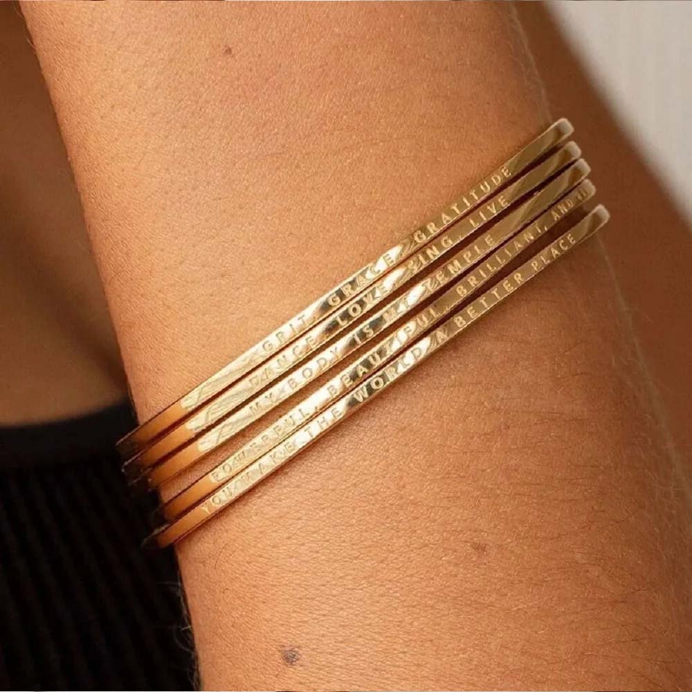 Couple Engrave Name Text Custo - Men'S Accessories Jewelry Bracelet recension och pris