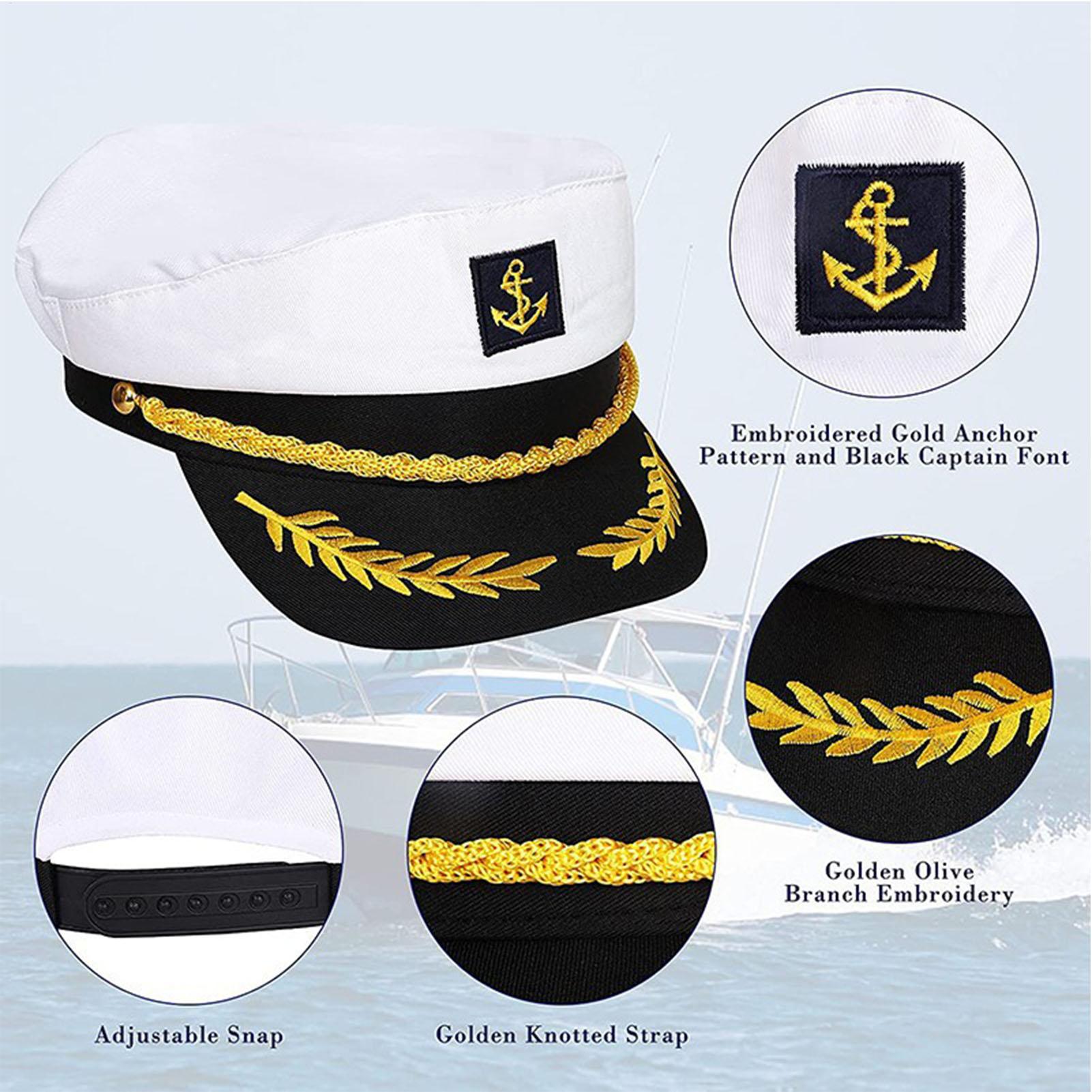 Yacht Sailor Captain Hat Adjus - Men Accessories Wholesale recension och pris
