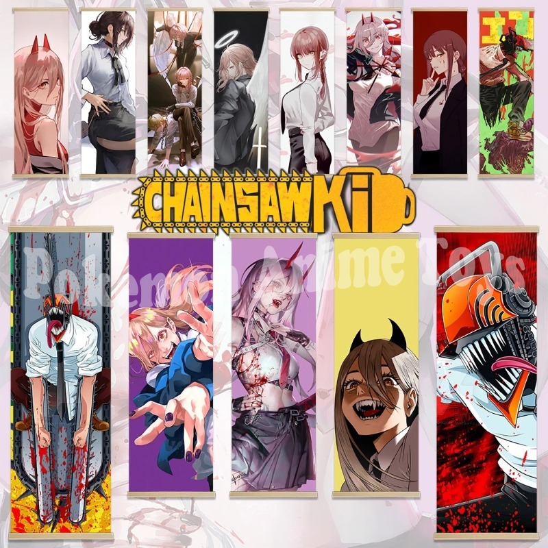 Chainsaw Man Anime Poster Wood - Quality Men'S Accessories recension och pris