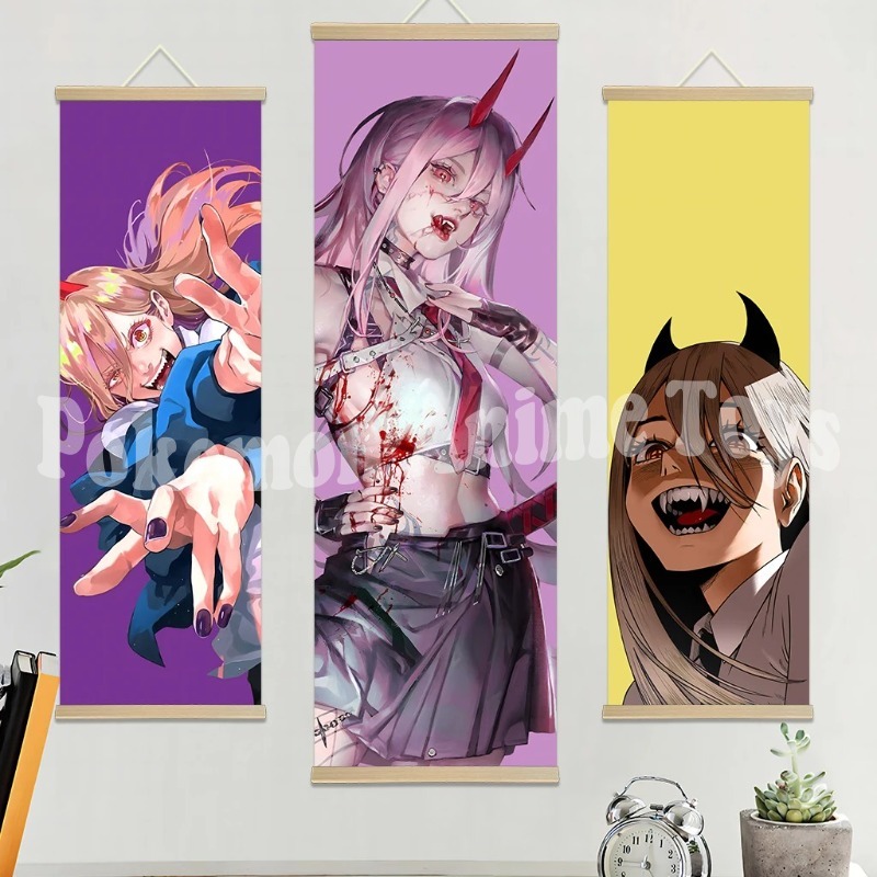 Chainsaw Man Anime Poster Wood - Quality Men'S Accessories recension och pris