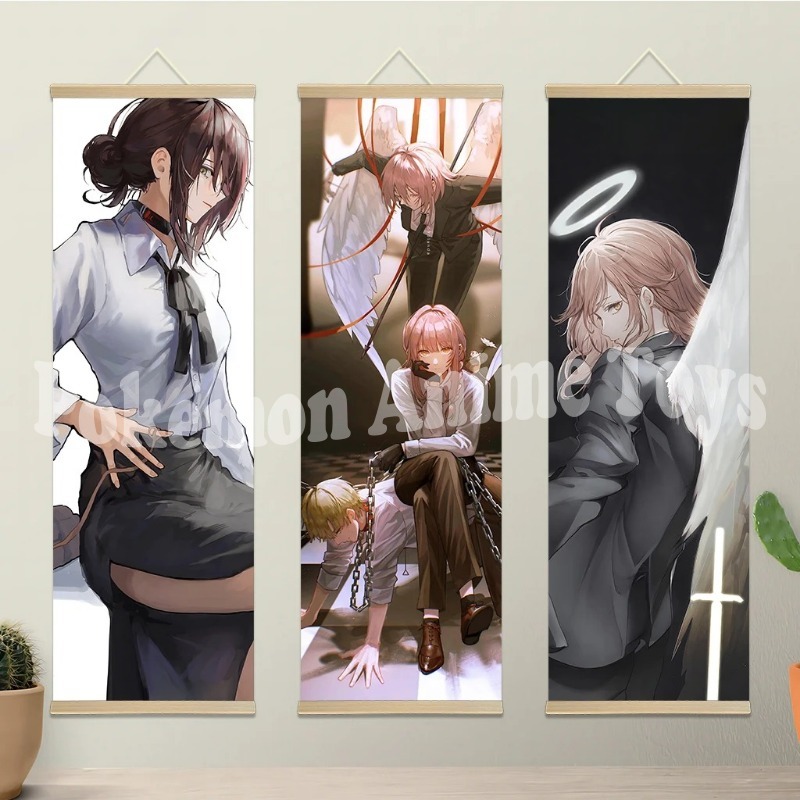 Chainsaw Man Anime Poster Wood - Quality Men'S Accessories recension och pris
