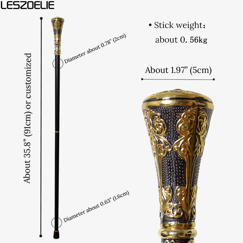 Luxury Gold & Black Straight H - Quality Men'S Accessories recension och pris