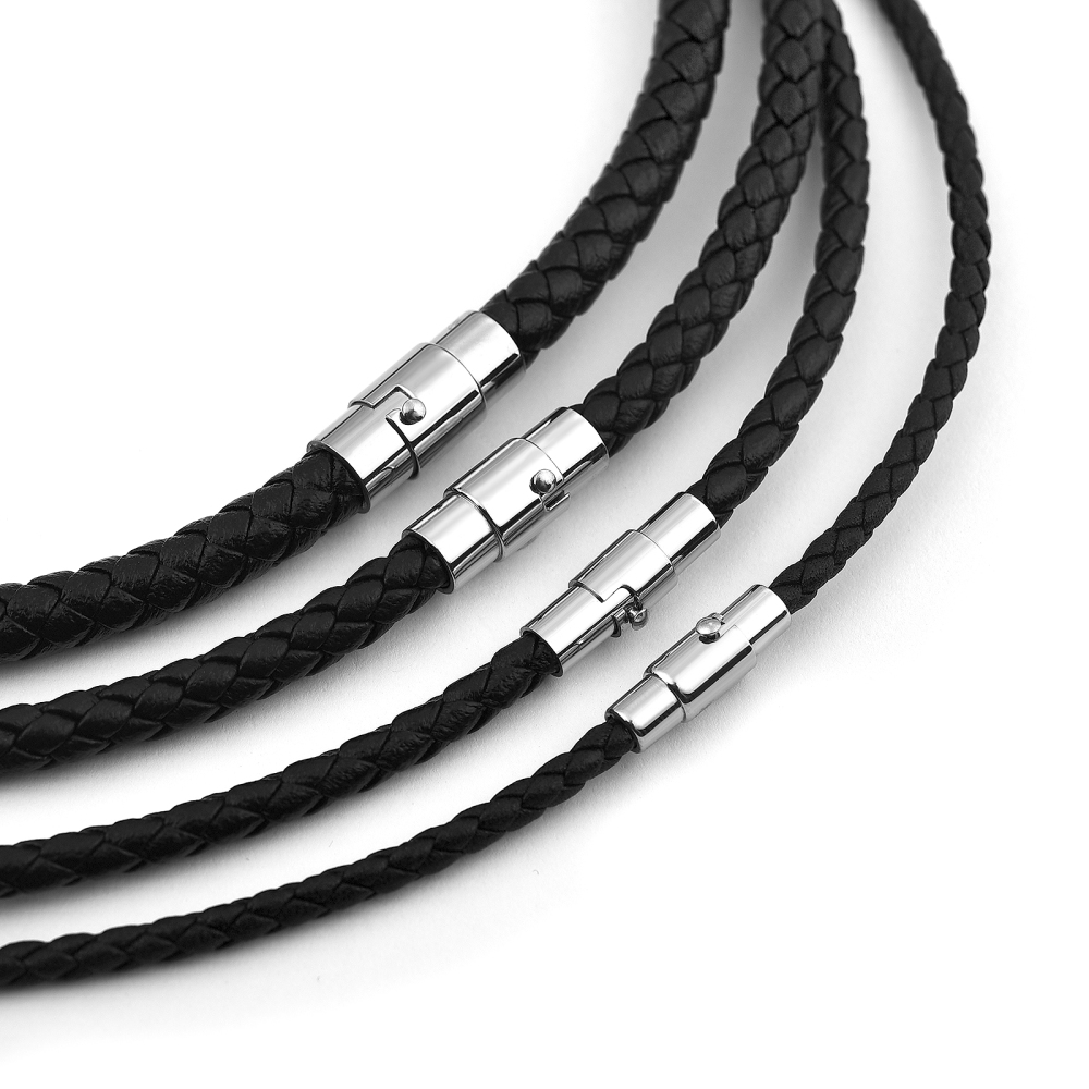45/50/60cm Leather Necklace Wa - Men Accessories Necklace recension och pris