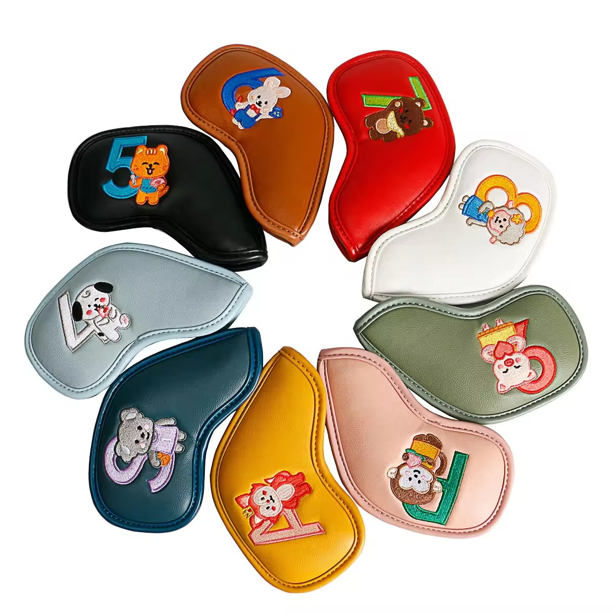 9Pcs Cute Cartoon Animal Golf  - Men Accessories Usa recension och pris