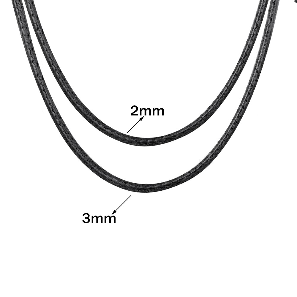 2MM/3MM 45/50/60cm Black Water - Men Accessories Necklace recension och pris