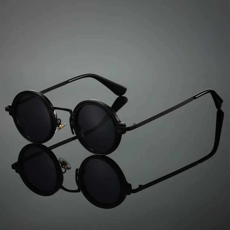 New Retro Metal Round Frame Su - Quality Men'S Accessories recension och pris